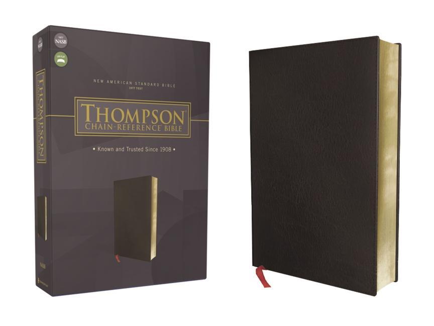 Könyv NASB, Thompson Chain-Reference Bible, Bonded Leather, Black, Red Letter, 1977 Text 