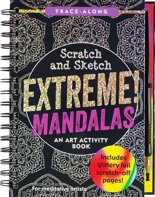 Книга Scratch & Sketch Extreme Mandalas (Trace Along) 