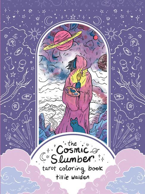 Książka Cosmic Slumber Tarot Coloring Book 