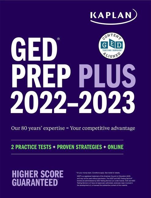 Książka GED Test Prep Plus 2022-2023 Caren Van Slyke
