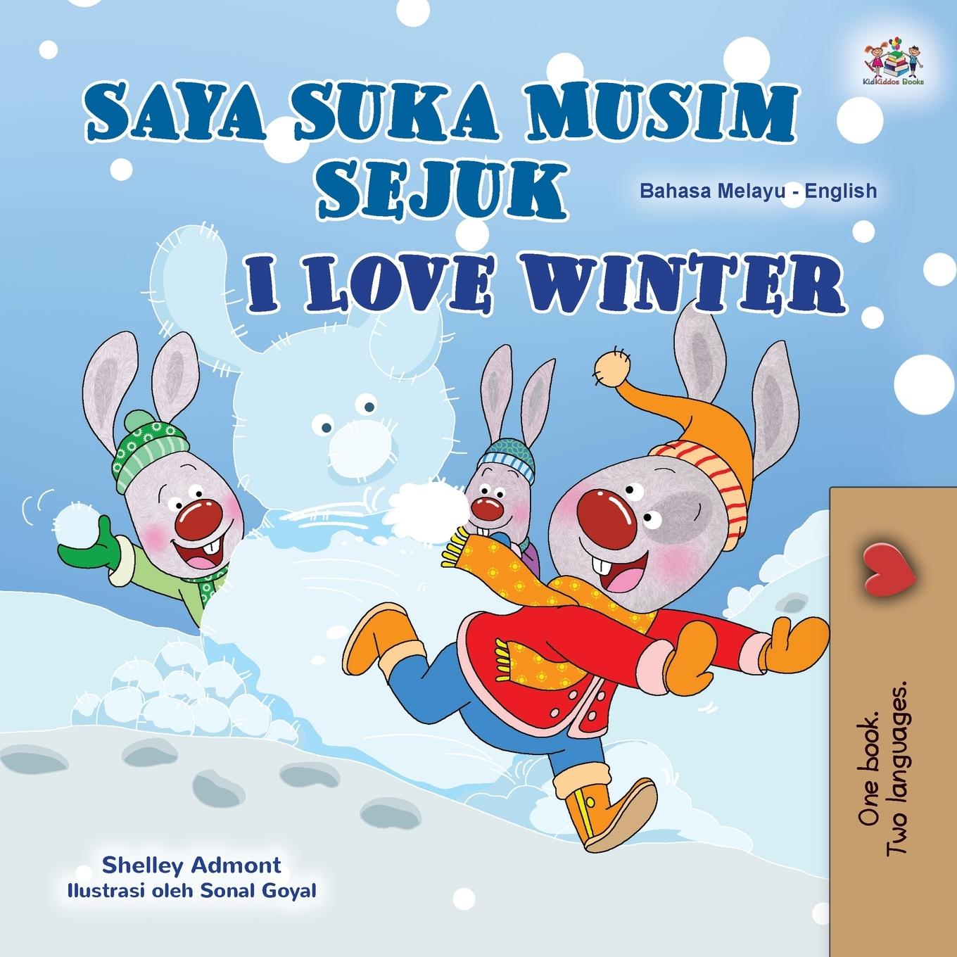 Kniha I Love Winter (Malay English Bilingual Book for Kids) Kidkiddos Books