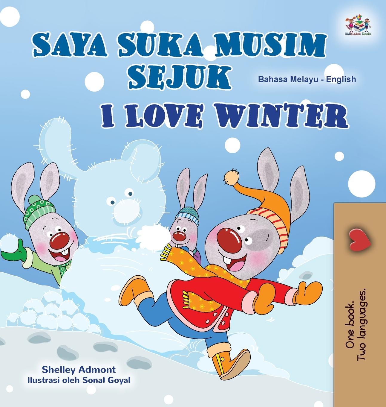 Könyv I Love Winter (Malay English Bilingual Book for Kids) Kidkiddos Books