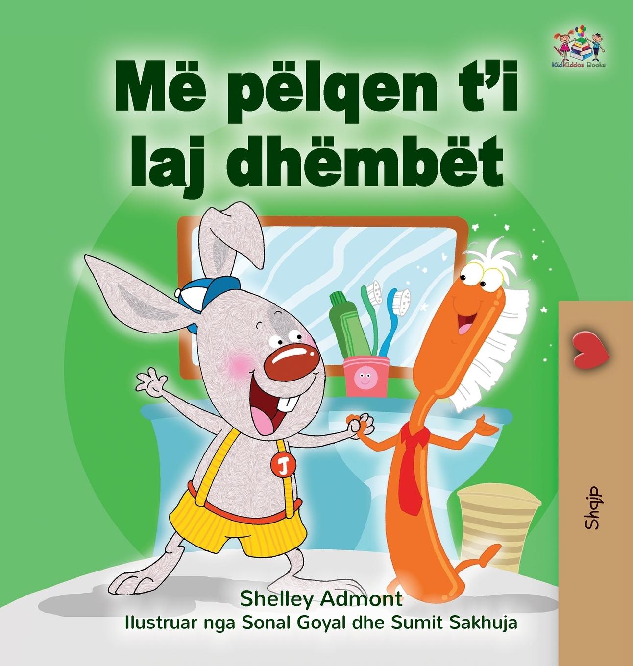 Kniha I Love to Brush My Teeth (Albanian Book for Kids) Kidkiddos Books