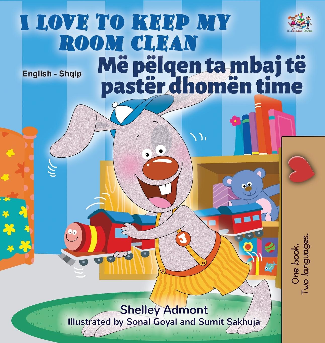 Kniha I Love to Keep My Room Clean (English Albanian Bilingual Children's Book) Kidkiddos Books
