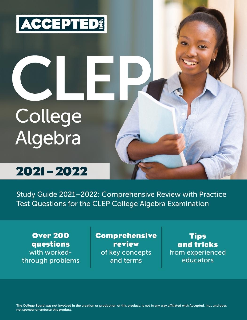 Carte CLEP College Algebra Study Guide 2021-2022 