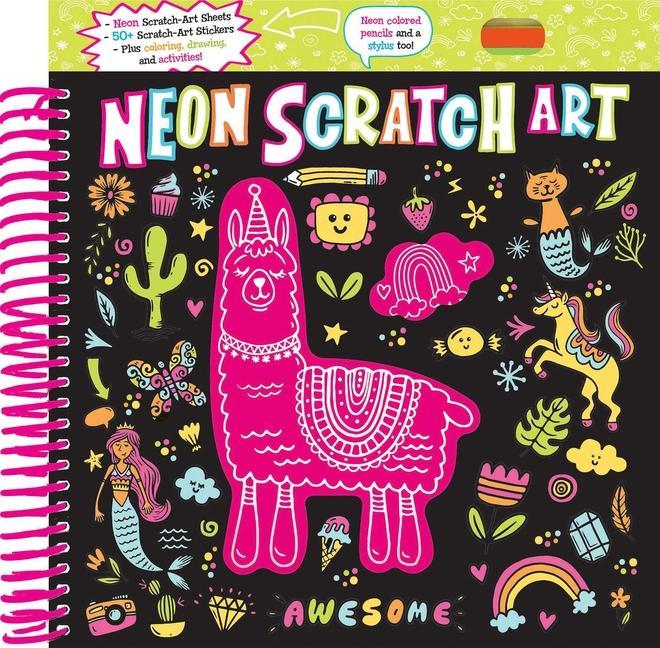 Buch Neon Scratch Art Matthew Tyler Wilson