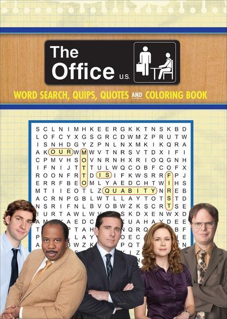 Книга The Office Word Search, Quips, Quotes & Coloring Book 