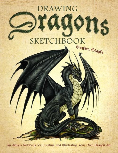 Книга Drawing Dragons Sketchbook 