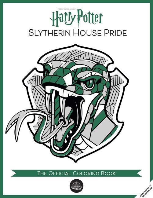 Könyv Harry Potter: Slytherin House Pride: The Official Coloring Book: (Gifts Books for Harry Potter Fans, Adult Coloring Books) 