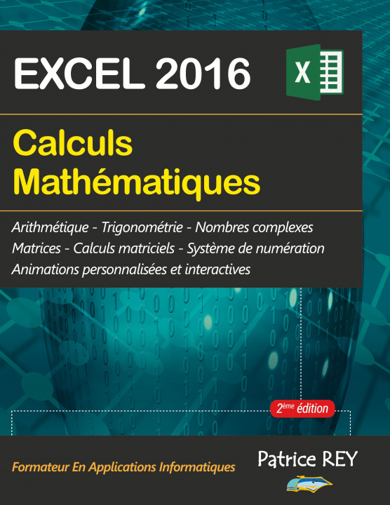 Книга Calculs mathematiques avec EXCEL 2016 