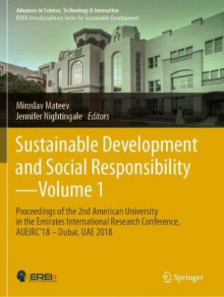 Kniha Sustainable Development and Social Responsibility?Volume 1 Miroslav Mateev