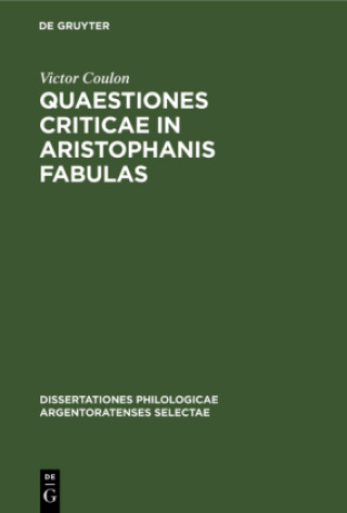 Carte Quaestiones Criticae in Aristophanis Fabulas 