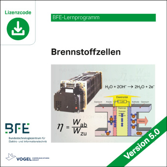 Knjiga Brennstoffzellen Version 5.0. Lizenzcode BFE-TIB Technologie und Innovation für Betriebe GmbH