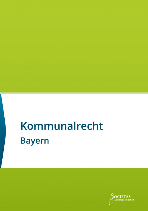 Knjiga Kommunalrecht Bayern 