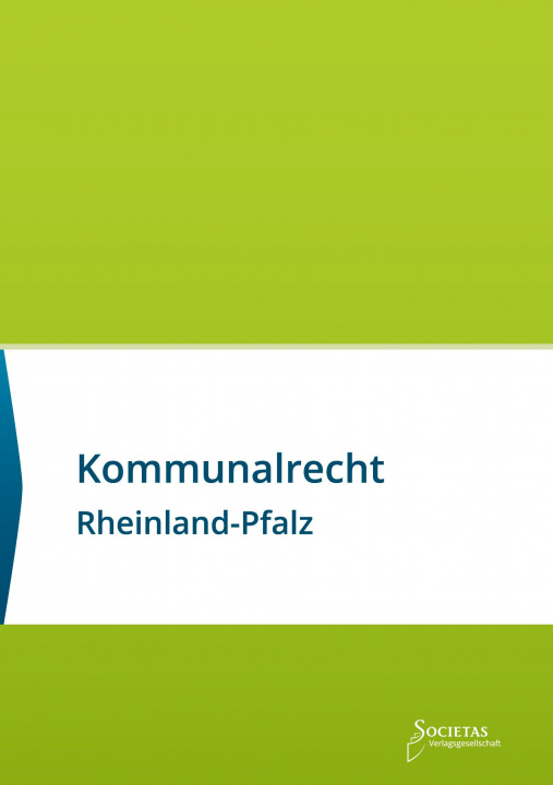 Kniha Kommunalrecht Rheinland-Pfalz 