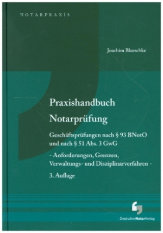 Carte Praxishandbuch Notarprüfung 