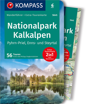 Carte KOMPASS Wanderführer Nationalpark Kalkalpen - Pyhrn-Priel, Enns- und Steyrtal, 55 Touren 