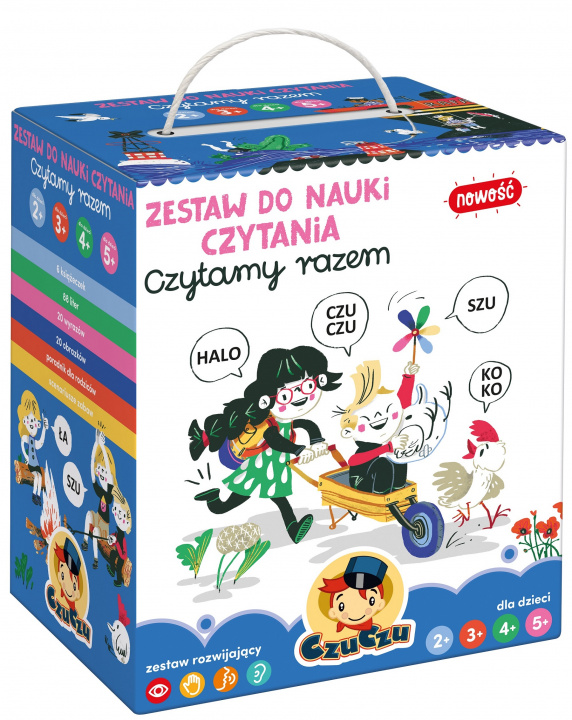 Книга Czytamy razem Zestaw do nauki czytania  2+ 3+ 4+ 5+ Zabawka roku! Opracowania Zbiorowe