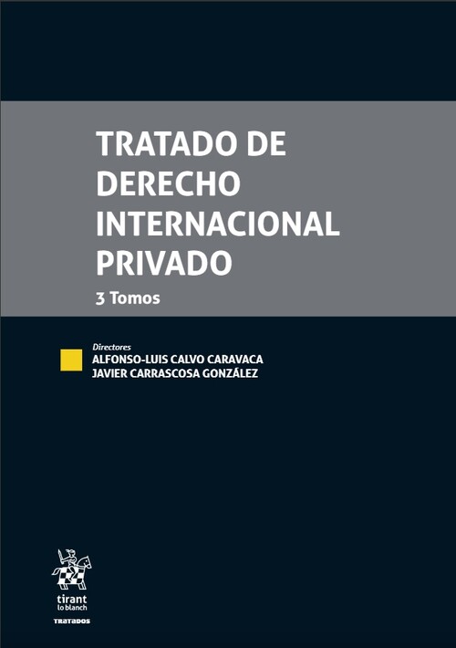 Книга ESTUCHE 3 VOLS TRATADO DE DERECHO INTERNACIONAL PRIVADO 