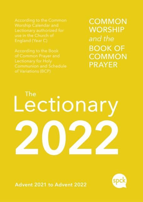 Carte Common Worship Lectionary 2022 