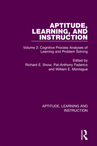 Boek Aptitude, Learning, and Instruction Richard E. Snow