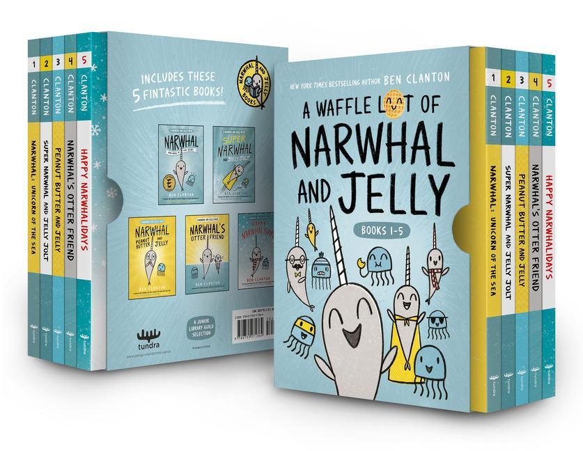 Könyv A Waffle Lot of Narwhal and Jelly (Hardcover Books 1-5) 