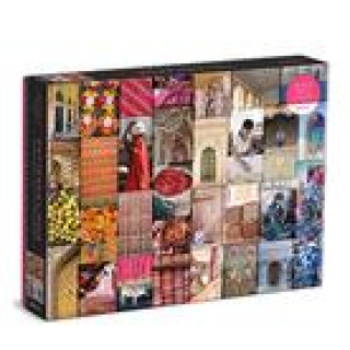 Hra/Hračka Patterns of India: A Journey Through Colors, Textiles and the Vibrancy of Rajasthan 1000 Piece Puzzle GALISON