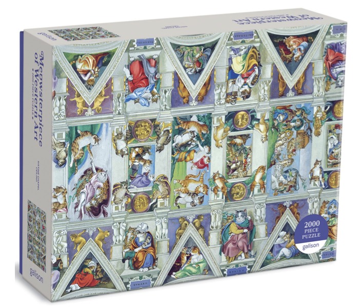 Game/Toy Sistine Chapel Ceiling Meowsterpiece of Western Art 2000 Piece Puzzle GALISON
