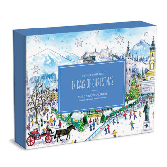 Joc / Jucărie Michael Storrings 12 Days of Christmas Advent Puzzle Calendar GALISON