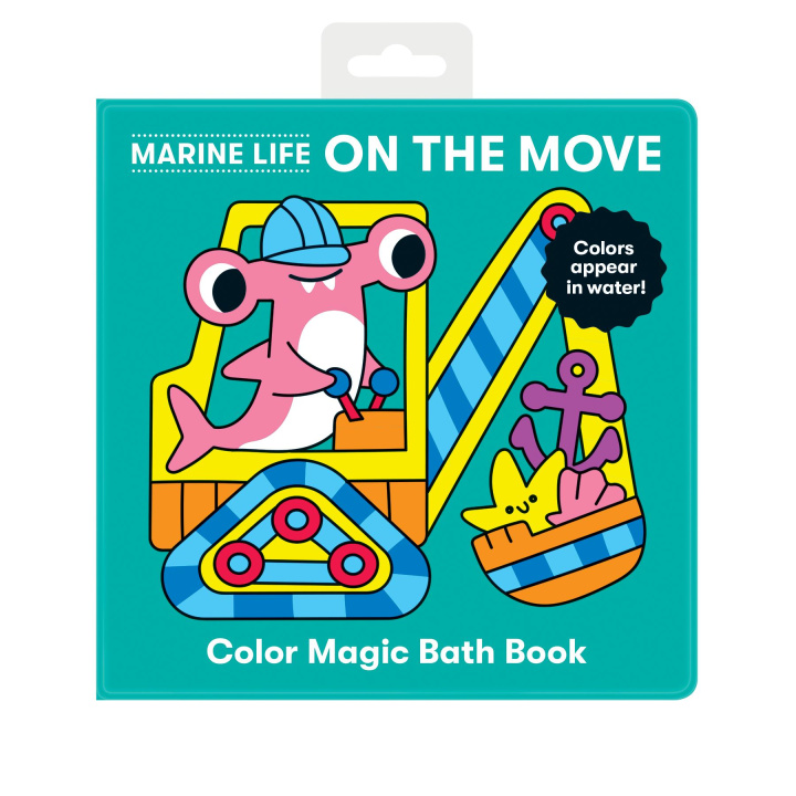 Livre Marine Life On the Move Color Magic Bath Book MUDPUPPY