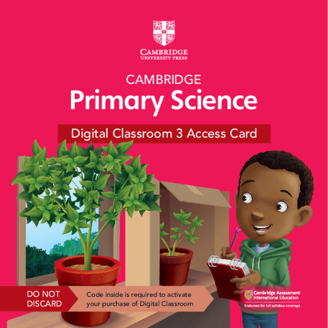 Carte Cambridge Primary Science Digital Classroom 3 Access Card (1 Year Site Licence) Jon Board