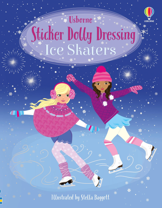 Książka Sticker Dolly Dressing Ice Skaters Fiona Watt