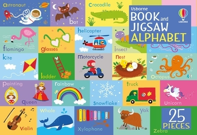 Książka Book and Jigsaw Alphabet KATE NOLAN