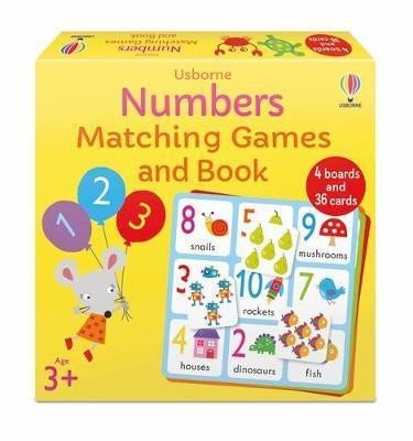 Játék Numbers Matching Games and Book KATE NOLAN