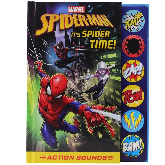 Kniha Marvel Spider-Man: It's Spider Time! Action Sounds Sound Book 