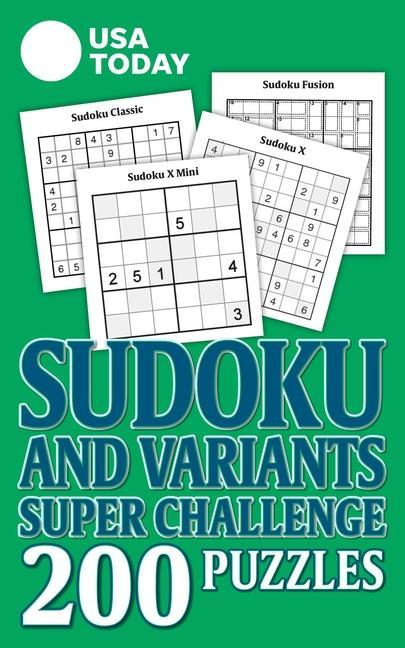Książka USA Today Sudoku and Variants Super Challenge: 200 Puzzles 