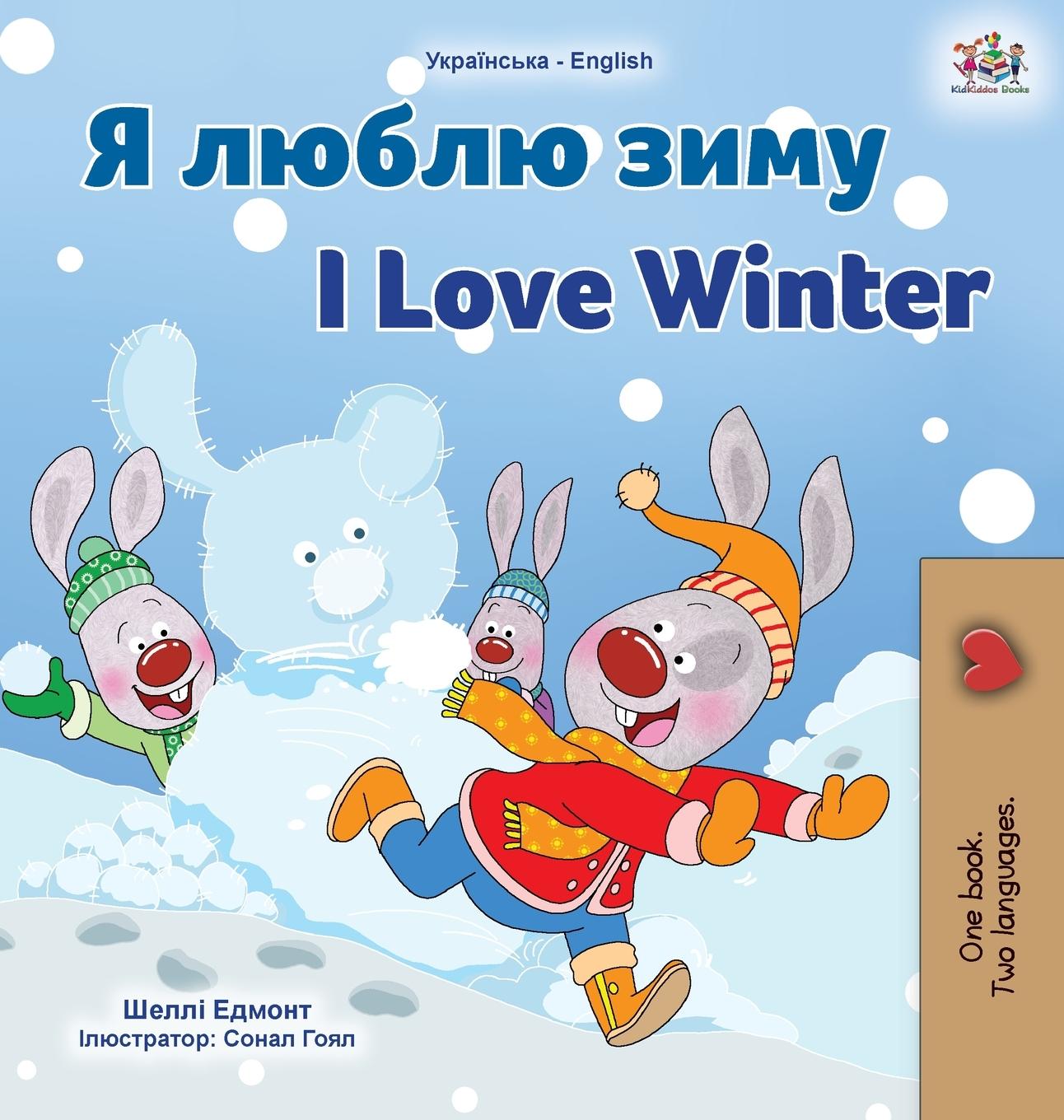 Kniha I Love Winter (Ukrainian English Bilingual Children's Book) Kidkiddos Books