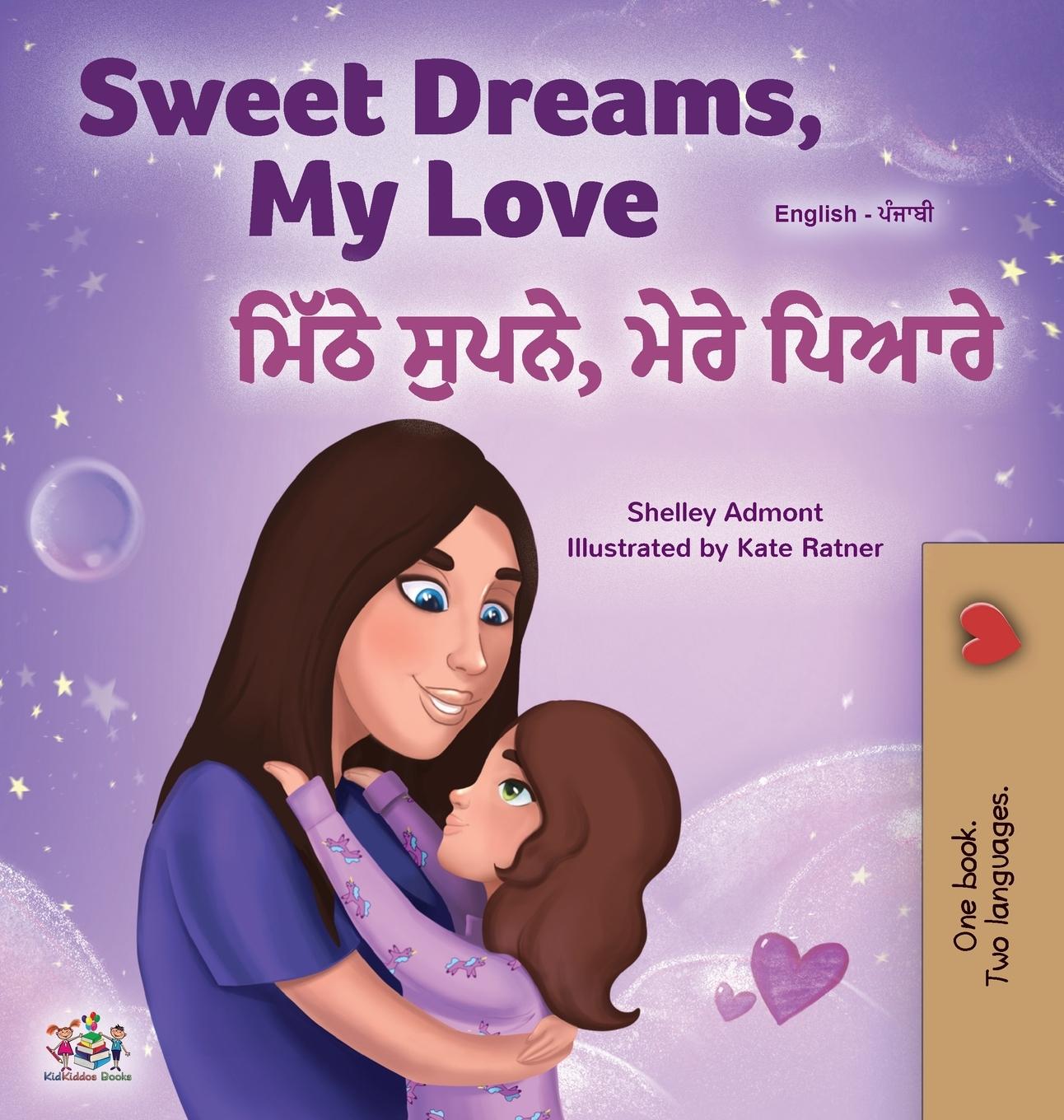 Carte Sweet Dreams, My Love (English Punjabi Bilingual Children's Book - Gurmukhi) Kidkiddos Books