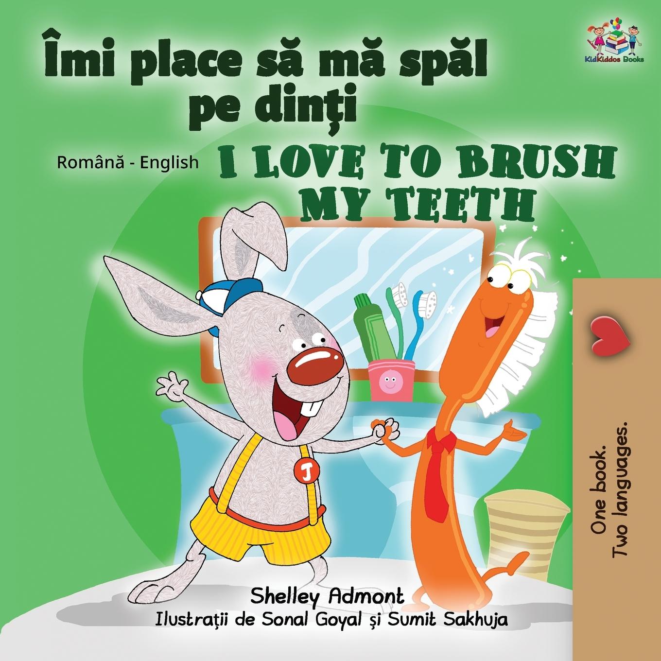 Carte I Love to Brush My Teeth (Romanian English Bilingual Book for Kids) Kidkiddos Books