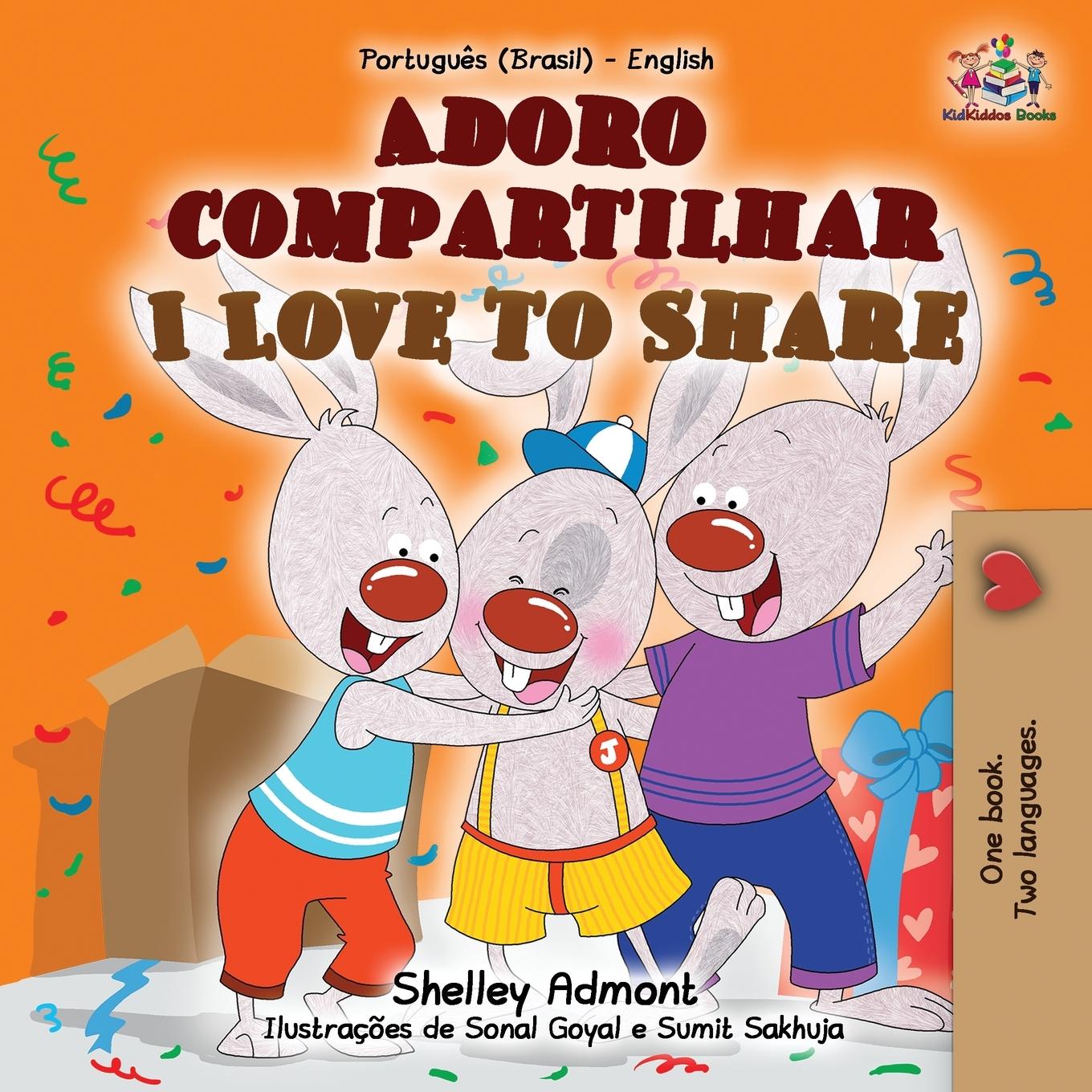 Knjiga I Love to Share (Portuguese English Bilingual Book for Kids -Brazilian) Kidkiddos Books