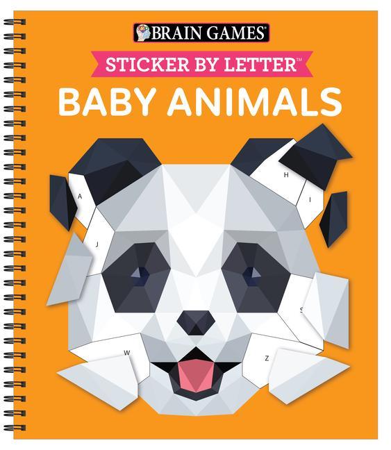 Book Brain Games - Sticker by Letter: Baby Animals Brain Games