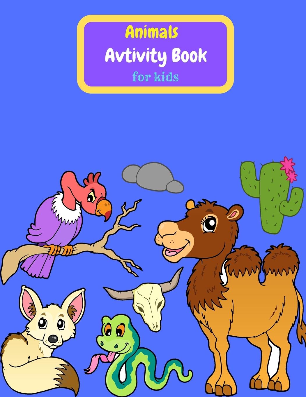 Könyv Animals Activity Book for Kids 