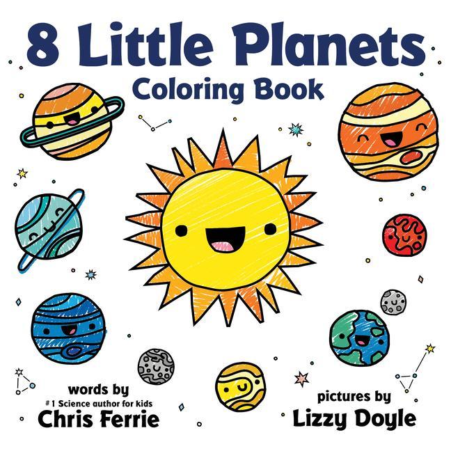 Könyv 8 Little Planets Coloring Book Lizzy Doyle