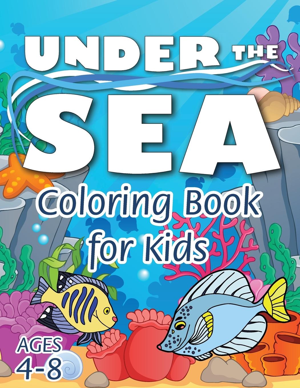 Książka Under the Sea Coloring Book for Kids Engage Activity Books