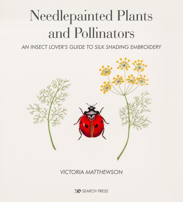 Carte Needlepainted Plants and Pollinators 