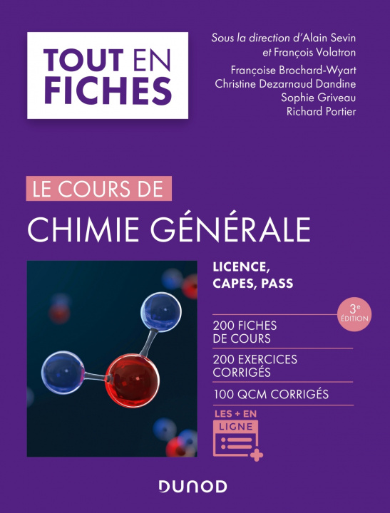Könyv Le cours de chimie générale - 3e éd - Licence, CAPES, PASS Françoise Brochard-Wyart