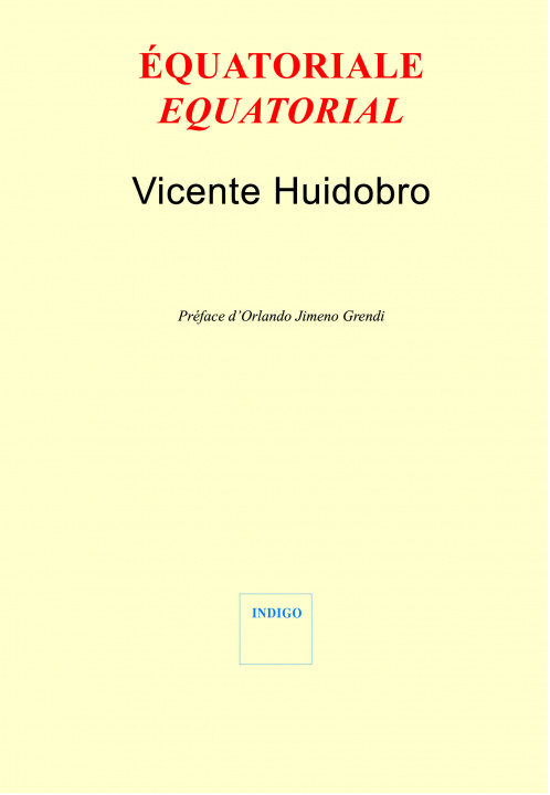 Książka Équatoriale Huidobro