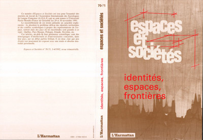 Knjiga IDENTITES ESPACES FRONTIERE ESPACES ET SOCIETES