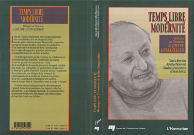 Knjiga Temps libre et modernité - Mélanges en l'honneur de Joffre Dumazedier 