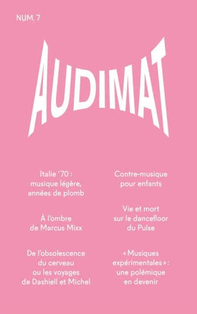 E-book Audimat - Revue n(deg)7 